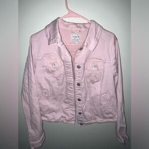 Torrid Plus Size Pink Denim Jacket